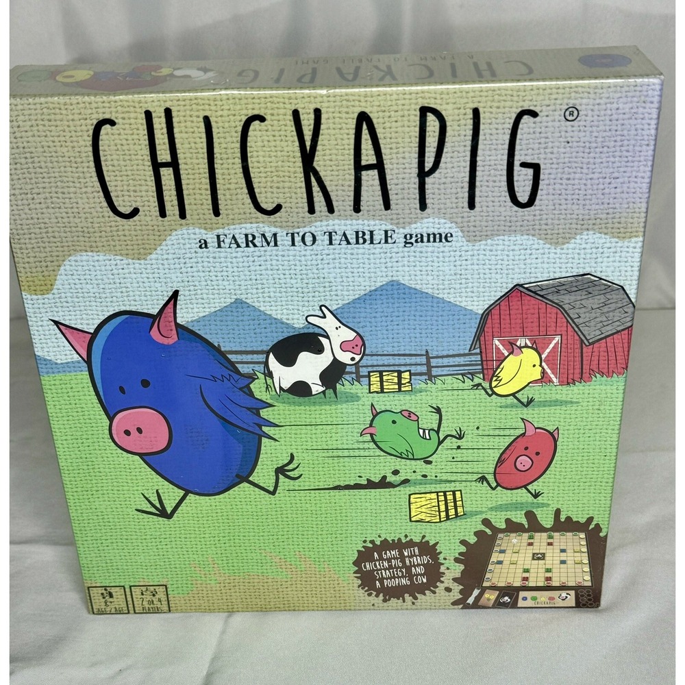 New Sealed Chickapig Board Game Farm To‎ Table Strategy Game Buffalo Games